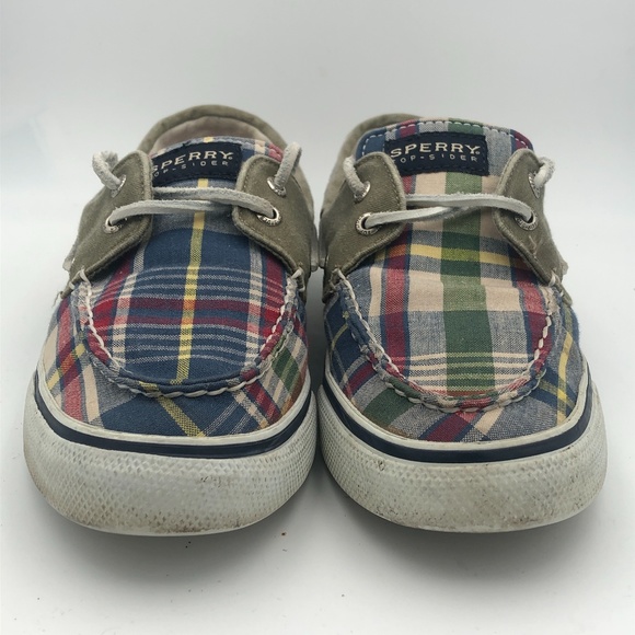 Sperry Top-Sider Dock Boat Canvas Plaid 9605551 - Picture 3 of 5